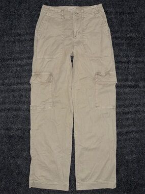 Army Brown Mid Rise Utility Cargo Pants Size 0 Streetwear Patch Pocket Tactical